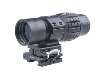 Magnifier Theta 3x35 V1 con attacco flip-to-side — Nero-Theta-