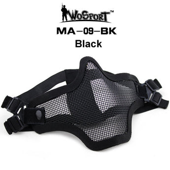 Maschera protettiva Wosport V1 Double-band Scouts Mask — Nero-Wosport-