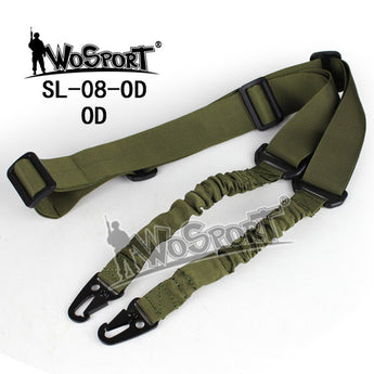 Cinghia Wosport Tactical 1-Point Bungee Sling — Olive-Wosport-