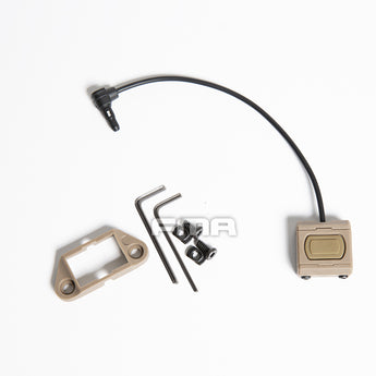 Interruttore remoto FMA Modlite PEQ Single Switch ModButton Lite Laser Plug — Tan-FMA-