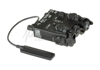 Puntatore laser WADSN DBAL-A2 verde e IR con torcia — Nero-WADSN-