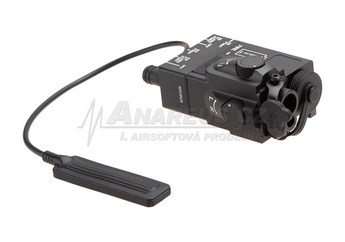 Puntatore laser WADSN DBAL Mini (verde/IR + strobo) — Nero-WADSN-