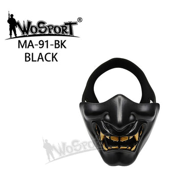Maschera protettiva Wosport Devil/Samurai — Nera-Wosport-
