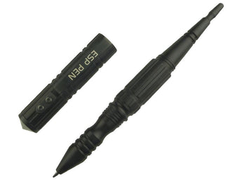 Penna tattica ESP Tactical Ballpoint Pen / Kubotan — Nero