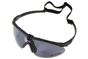 Occhiali balistici Nuprol Battle Pro's — Montatura nera / Lente fumé-Nuprol-