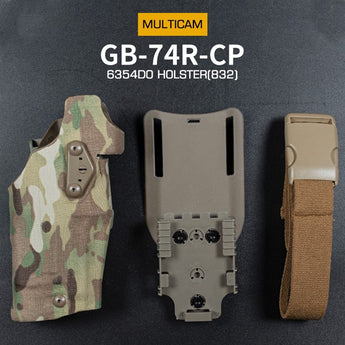 Fondina Wosport 6354 DO per Glock 17 con torcia X300 — Multicam-Wosport-