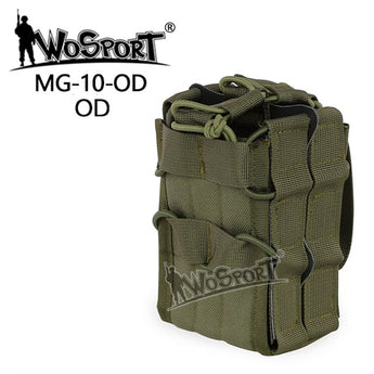 Tasca portacaricatori Wosport Open Double M4 — Olive Drab-Wosport-