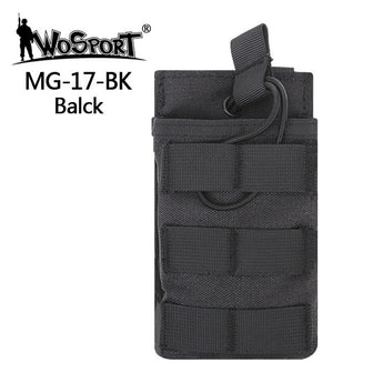 MOLLE Open Single G36 magazine storage bag/Pouch - Black-Wosport-