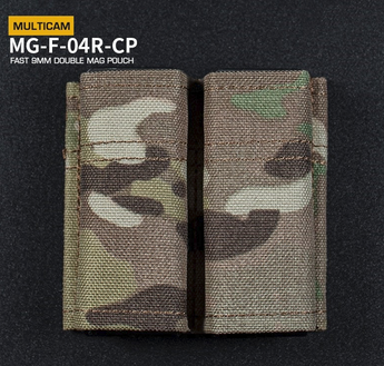 Tasca portacaricatori Wosport FAST Double 9mm — Multicam-Wosport-