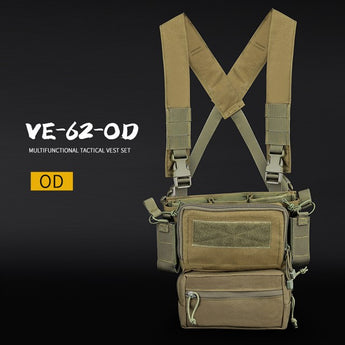 Chest rig Wosport D3-TMVS — Olive Drab-Wosport-