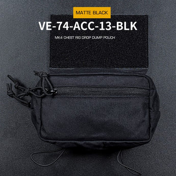 MK4 Chest Rig Drop Dump Pouch - Black-Wosport-