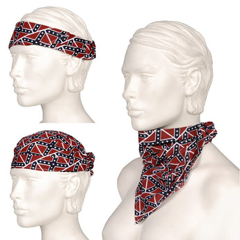 Bandana FOSTEX Rebel Flag 3in1 — Rosso
