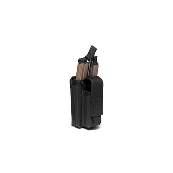 WAS Combined Pouch for Pistol and AR15 / M4 Magazine - Black-Warrior Assault Systems-