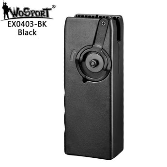 Caricatore rapido softair Wosport Lever Speedloader 1000 BBs — Nero-Wosport-
