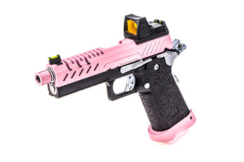 Pistola softair VORSK Hi-Capa 4.3 BDS GBB — Rosa-VORSK-