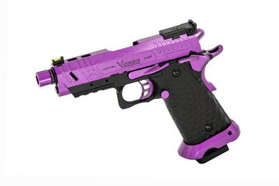 Pistola softair VORSK Hi-Capa 3.8 Compact CS Vengeance GBB — Purple/Black-VORSK-