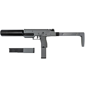 Mitraglietta VORSK VMP-1X GBB con silenziatore — Grigio-VORSK-