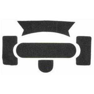 FMA Adhesive VELCRO Panels on Helmet, type Ballistic - Black-FMA-