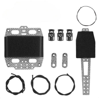 WST NVG Battery Helmet Pouch, Velcro Mount - Black-Wosport-