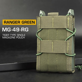 Tasca portacaricatori Wosport Tiger Type M4/M16 MOLLE — Ranger Green-Wosport-