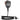 External Speaker with Mic for Baofeng Radios, Kenwood 2-pin - Gray-BAOFENG-