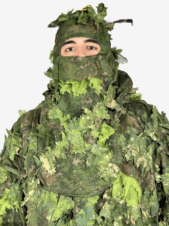 KMCS Balaclava - Green-Kicking Mustang-