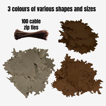 KMCS Ghillie Leafs - Dark Colours-Kicking Mustang-
