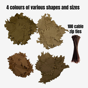 Foglie ghillie Kicking Mustang KMCS Ghillie Leafs — Light Colours-Kicking Mustang-