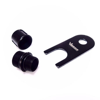VORSK Thread Adapter (12 plus mm CW to 14- mm CCW) - Black-VORSK-