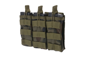Tasca portacaricatori GFC Triple MOLLE Open per M4/AK — WZ.93