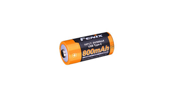 Batteria ricaricabile Fenix RCR123A 800 mAh USB-C-FENIX-