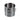 Tazza Miltec in acciaio inox con manico pieghevole 800 ml — Argento