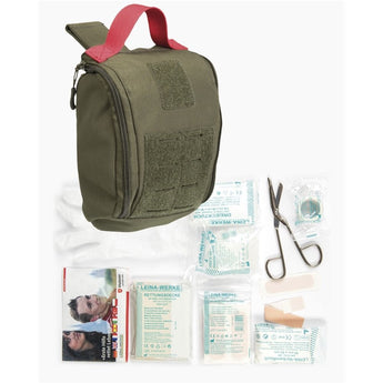 Kit pronto soccorso IFAK Miltec Laser-Cut 20 pezzi — Verde