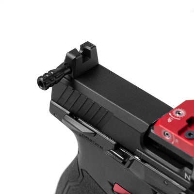 Mire alte e charging handle CNC NOVRITSCH TP22 GBB — Nero-NOVRITSCH-