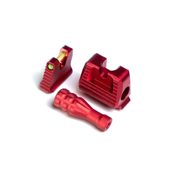 Mire alte e leva di armamento NOVRITSCH TP22 GBB — Rosso-NOVRITSCH-