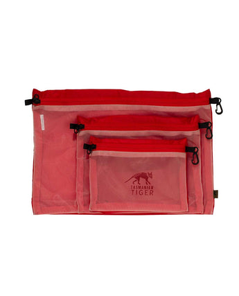 TT MESH POCKET Organiser Set - Red-Tasmanian Tiger-