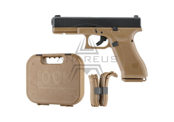 Pistola softair UMAREX Glock 17 Gen5 GBB French Edition — Nero/Coyote-UMAREX-