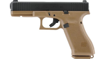 Pistola softair UMAREX Glock 17 Gen5 GBB French Edition — Nero/Coyote-UMAREX-