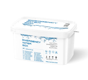 Acqua d'emergenza Adventure Menu Emergency Water Box — 47x330 ml-Adventure Menu-