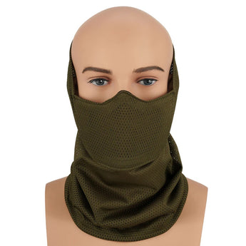 CYGNUS ARMORY Face Warrior Defender Neck Gaiter - Green-CYGNUS ARMORY-