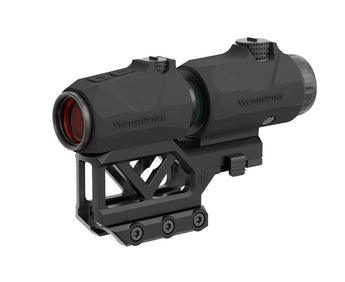 Punto rosso Vector Optics Maverick Set con magnifier su base RIS monoblocco — Nero-Vector Optics-