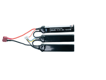 Li-Po-Akku von Strike Systems, 11,1 V, 1300 mAh, 20C, T-Dean – Schwarz