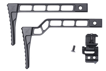 Delta Armory STRIBOG MINIMALIST Folding RIS Stock (2 Pcs) – Black-Delta Armory-