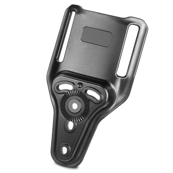 Low Ride Gun Flower 2" Gurtplatte — Schwarz