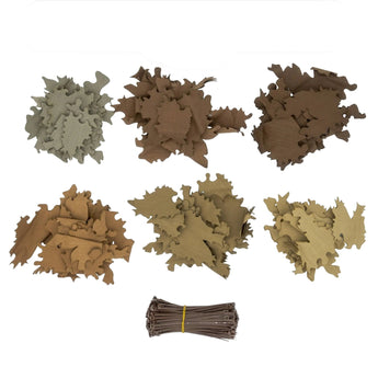 Kicking Mustang Ghillie-Blätter — Mehrfarbig