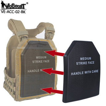 Piastra balistica fittizia Wosport SAPI Dummy Plate — Nera-Wosport-