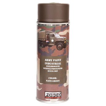 ARMY camouflage paint spray 400 ml OLIVE NATO-FOSCO-