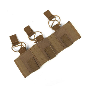 Chest Rig 3 magazines internal pouches AK/DMR - Coyote-NOVRITSCH-