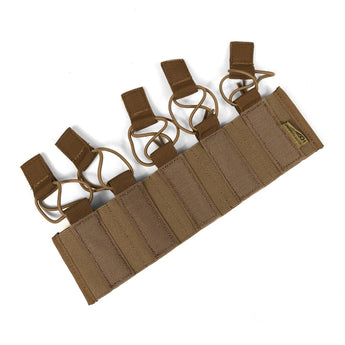 Chest Rig 5 SMG magazines internal pouches - Coyote-NOVRITSCH-