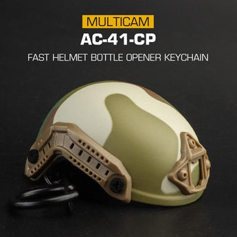 FAST Helmet Shape Bottle Opener Keychain - MC-Wosport-